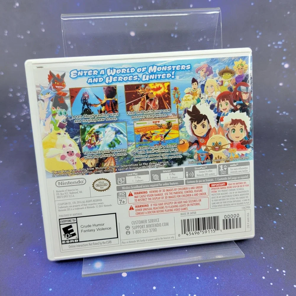 Monster Hunter Stories (Nintendo 3DS) Video Game CIB Complete Capcom RPG